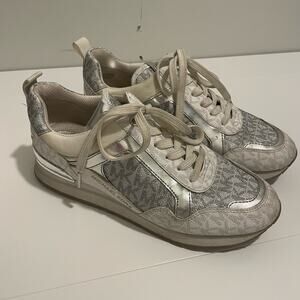 MICHAEL Michael Kors Silver Fashion Sneakers Women's size 7